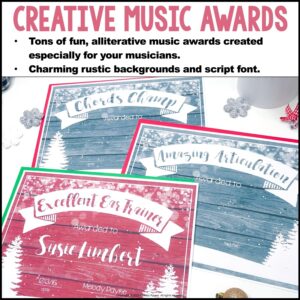 63+ Rustic Winter Music Awards Certificates – Editable