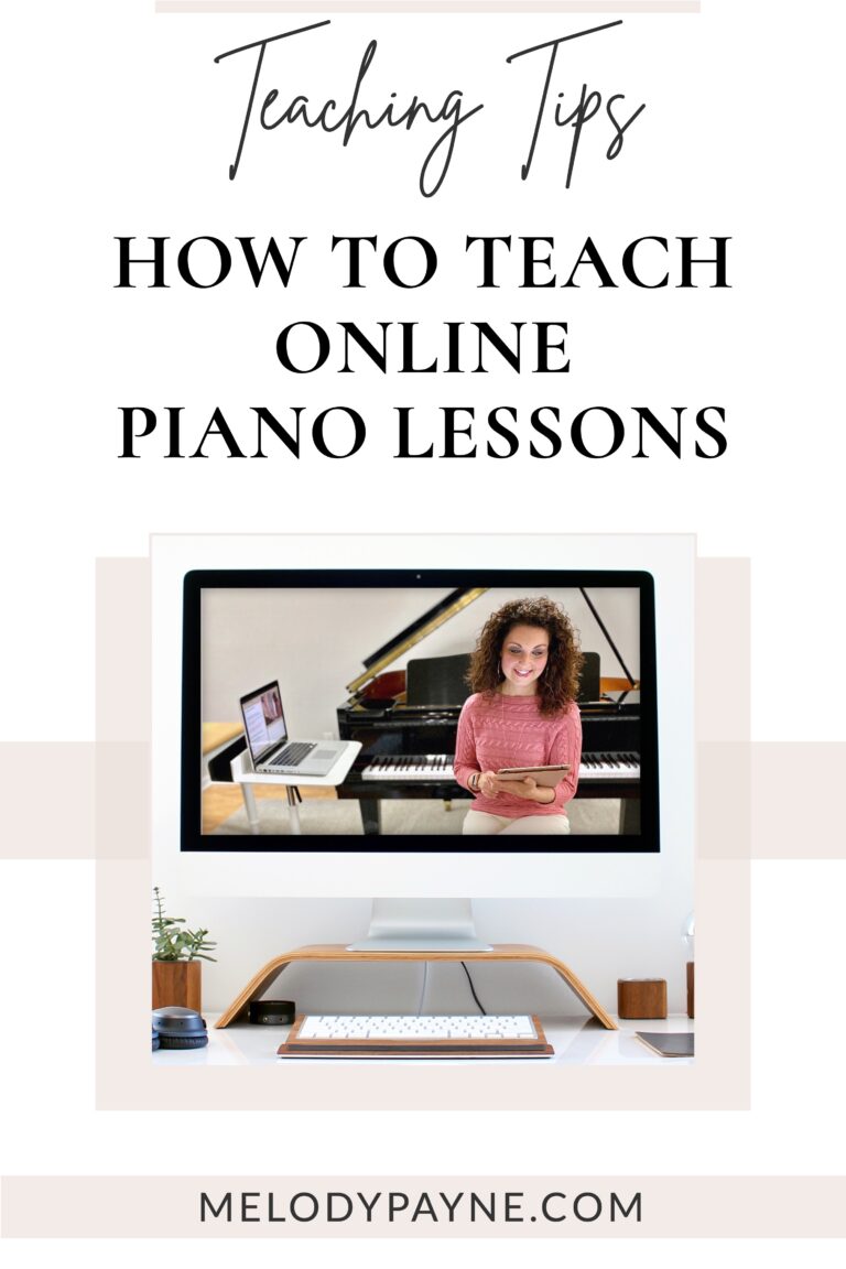 How to Teach Online Piano Lessons