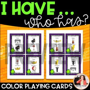I Have…Who Has? Musical Instruments Game: Orchestra