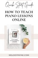 How to teach piano lessons online - the guide