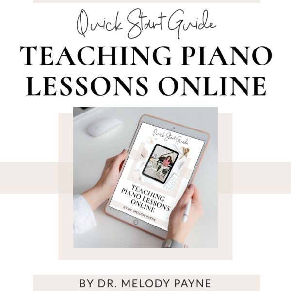Teaching Piano Lessons Online www.melodypayne.com