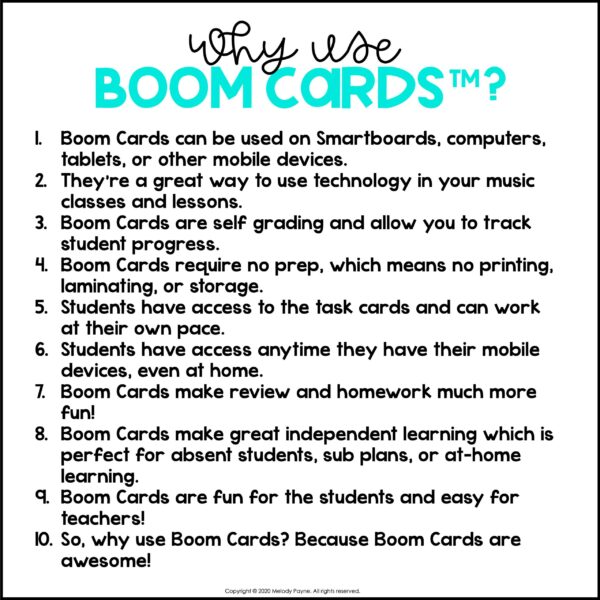 BOOM Cards: Music Math Addition by Melody Payne