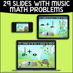 BOOM Cards: Music Math Addition