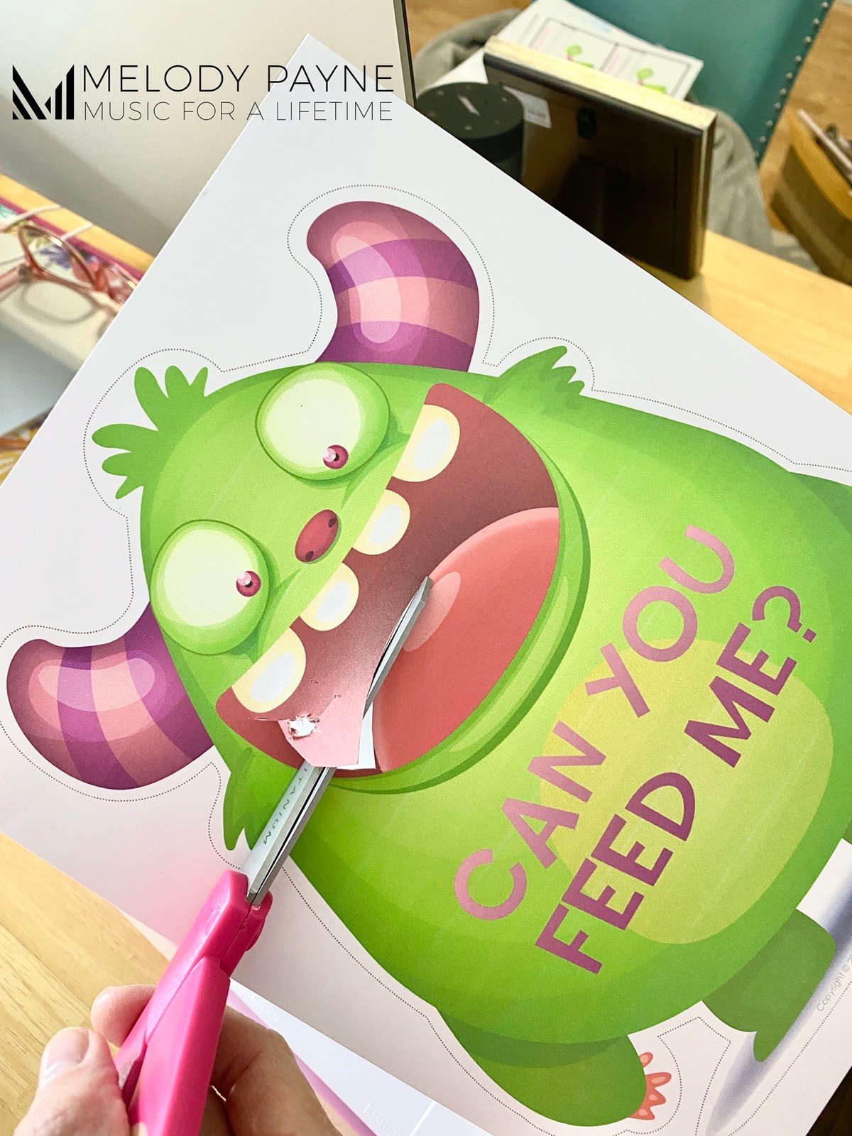 Feed the Music Monster Sight-Reading and Ear Training Game for Piano Lessons 3 IMG 2818