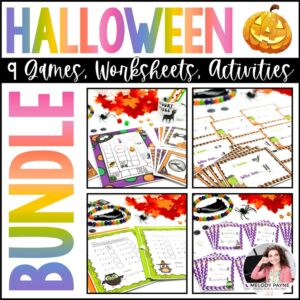 Halloween Music Games and Activities for Piano Lessons Bundle