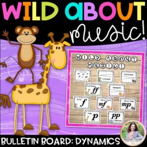 RETIRING: Bulletin Board Kit: Wild About Music! Set 4: Dynamics
