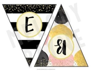 Welcome Back! Back to School Banner {Chic & Glam Pennant}
