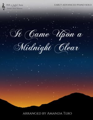 It Came Upon a Midnight Clear – advanced piano solo