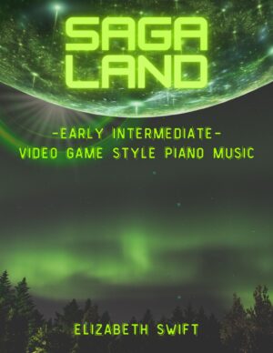 Saga Land Video Game Early Intermediate Piano Sheet Music