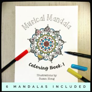 Musical Mandala Coloring Book 1