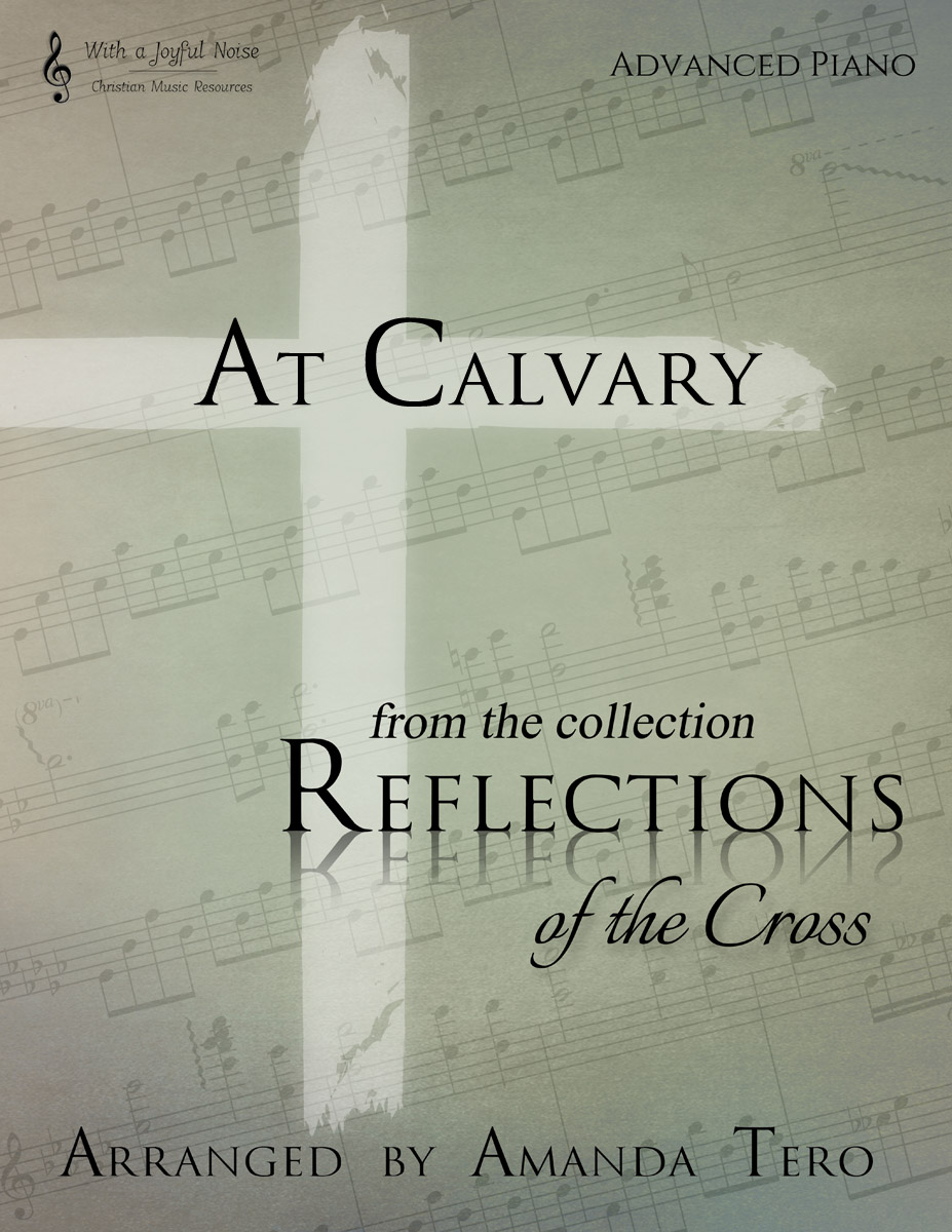 At Calvary advanced piano sheet music for Easter