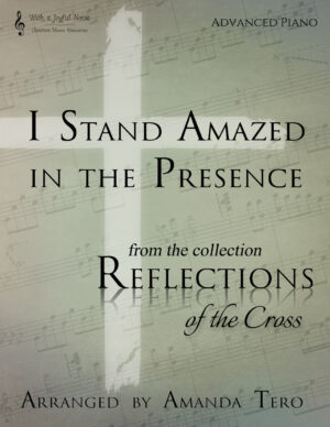 I Stand Amazed in the Presence advanced piano sheet music light jazz style for Easter