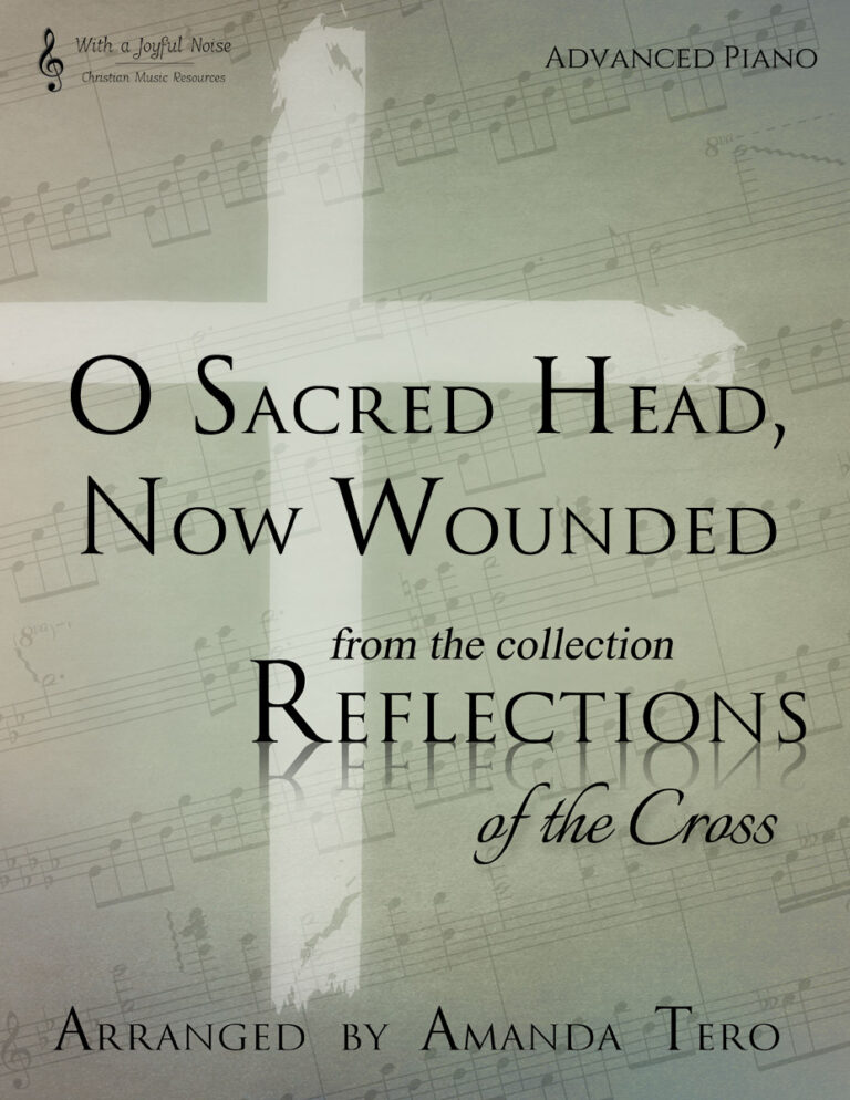 O Sacred Head Now Wounded advanced piano sheet music for Easter