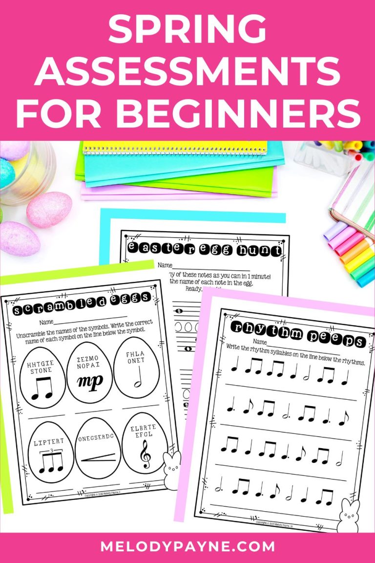 4 Great Reasons to Use Fall Music Math Rhythm Worksheets 25 How I Use Easter Piano Worksheets To Conduct Spring Assessments For Beginners