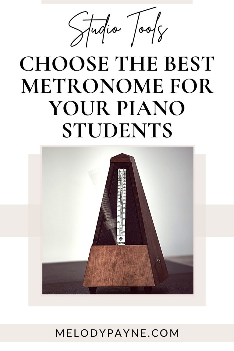 How to Choose the Best Metronome for Your Piano Students Melody Payne