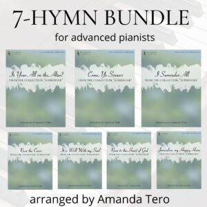 Surrender – 7-hymn advanced piano solo collection
