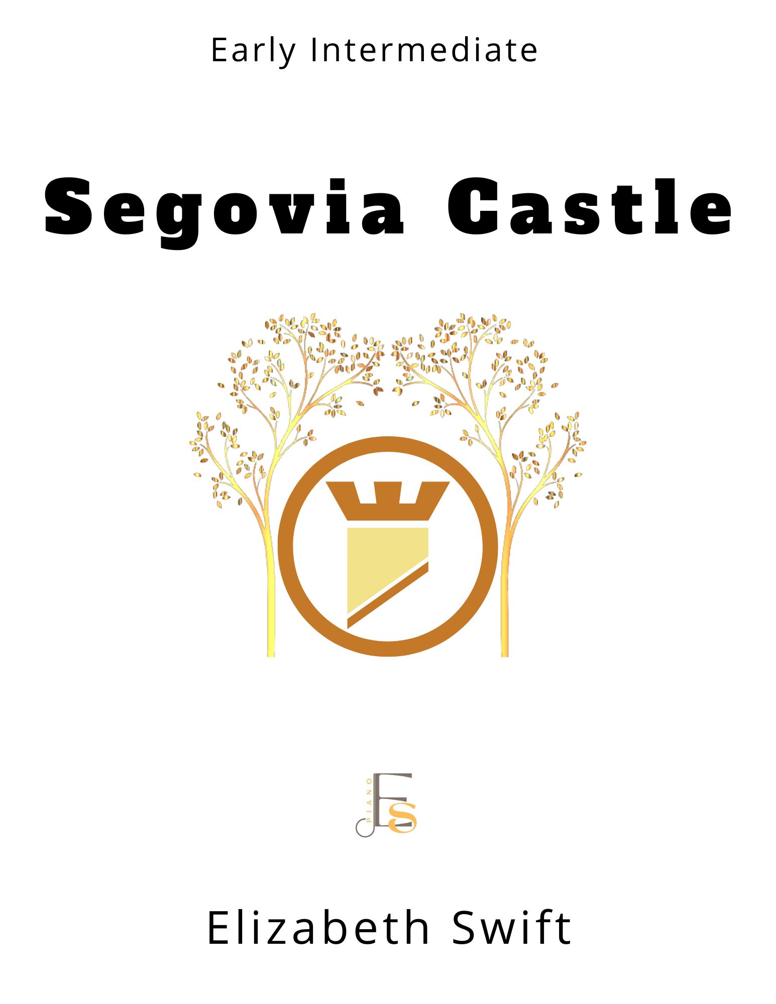 Segovia Castle Spanish Early Intermediate Piano Sheet Music
