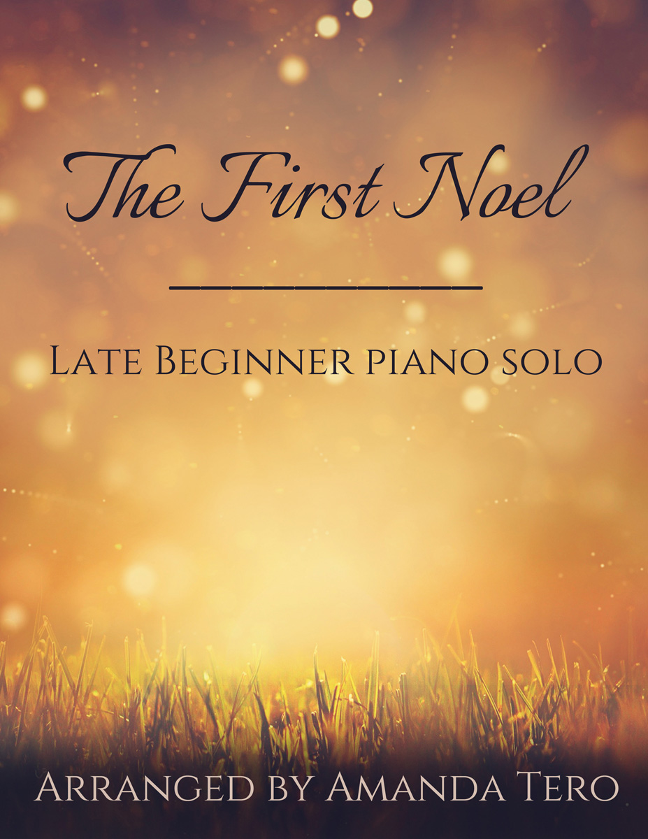 The First Noel – late beginner/elementary Christmas piano sheet music solo