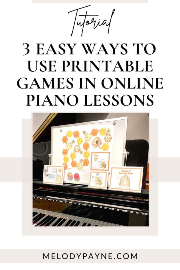 3 Easy Ways to Use Printable Games in Online Piano Lessons Melody