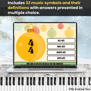Christmas Piano BOOM™ Cards: Music Terms & Symbols for Early Intermediates