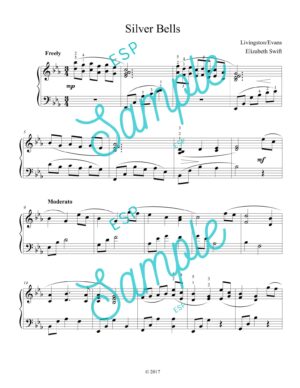 Silver Bells Sheet Music Late Intermediate Piano (From The Lemon Drop Kid)