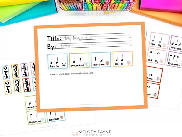 Preschool Rhythm Activity Cards for Engaging Piano Lessons 6 blog rhythm animals rhythm exploration and performance activities for beginning piano 5 compressed