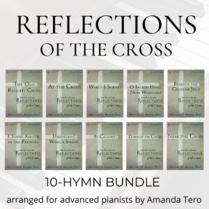 Reflections of the Cross advanced piano sheet music for Easter