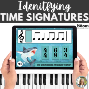 Music Time Signatures Digital BOOM™ Cards Activity – Rhythms in 3/4, 4/4 & 6/8 Time