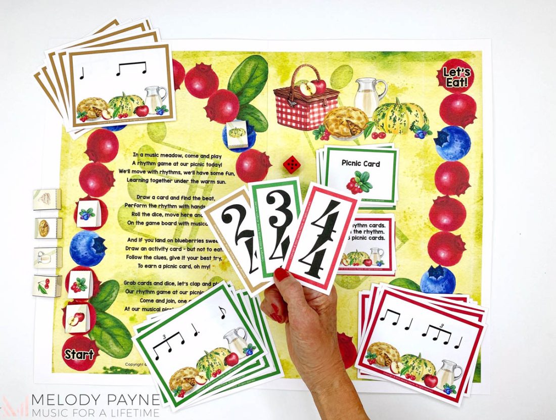 4 Perfect Summer Piano Lesson Resources 5 Picnic Rhythms for Summer Piano Lesson Resources