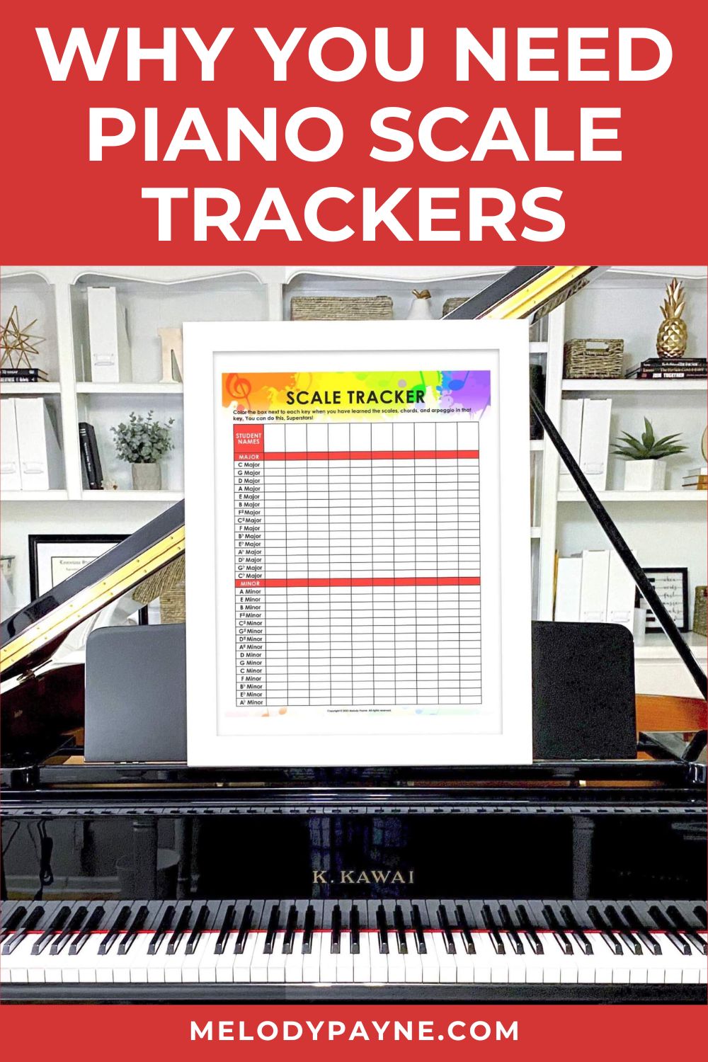 3 Reasons You Need Piano Scale Trackers in Your Piano Studio