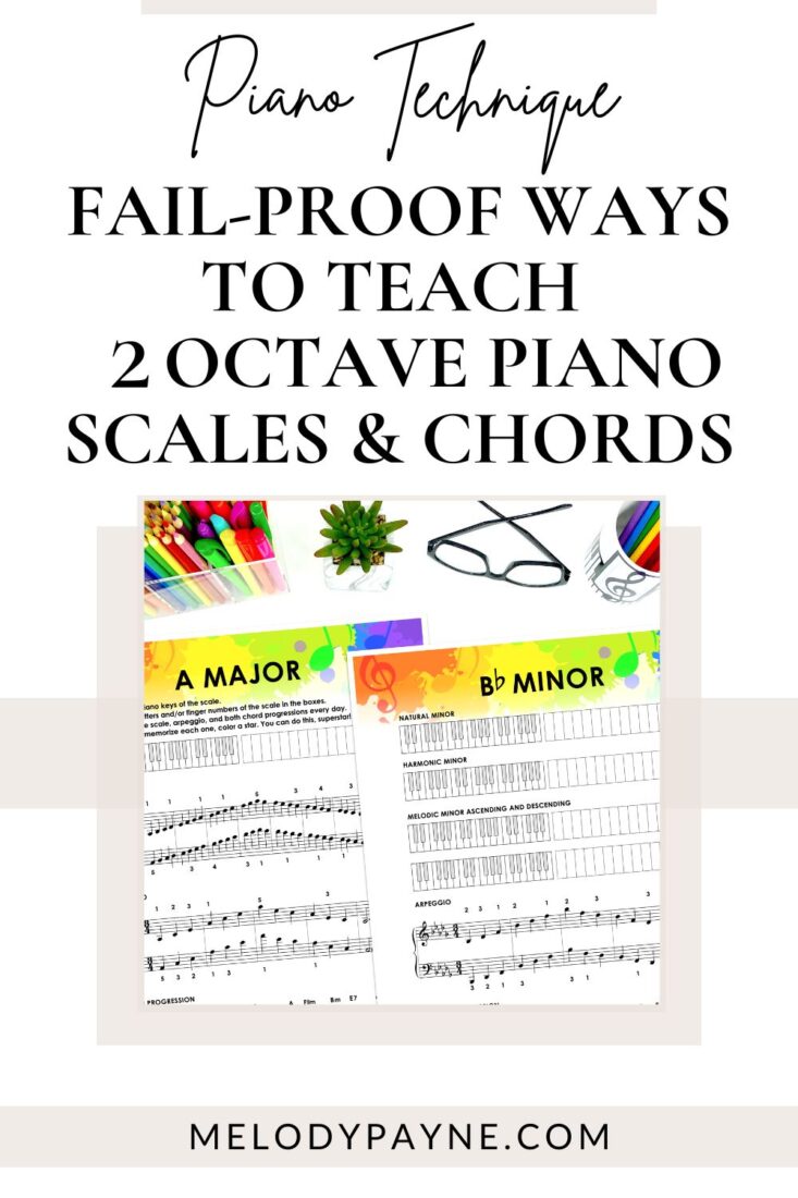 Fail proof Ways to Teach 2 Octave Piano Scales and Chords