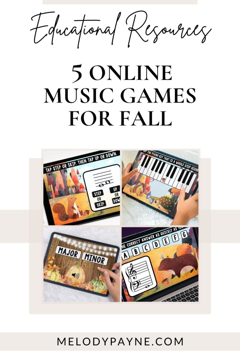 5 Ways to Use Your Music Classroom Decor Bundle in Your Piano Studio 46 5 Online Music Games for Fall
