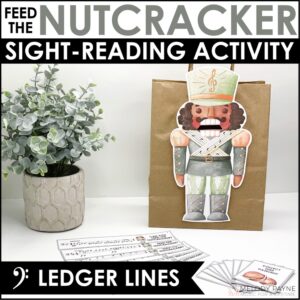 Bass Clef Ledger Lines Piano Sight-Reading Game - Feed the Nutcracker