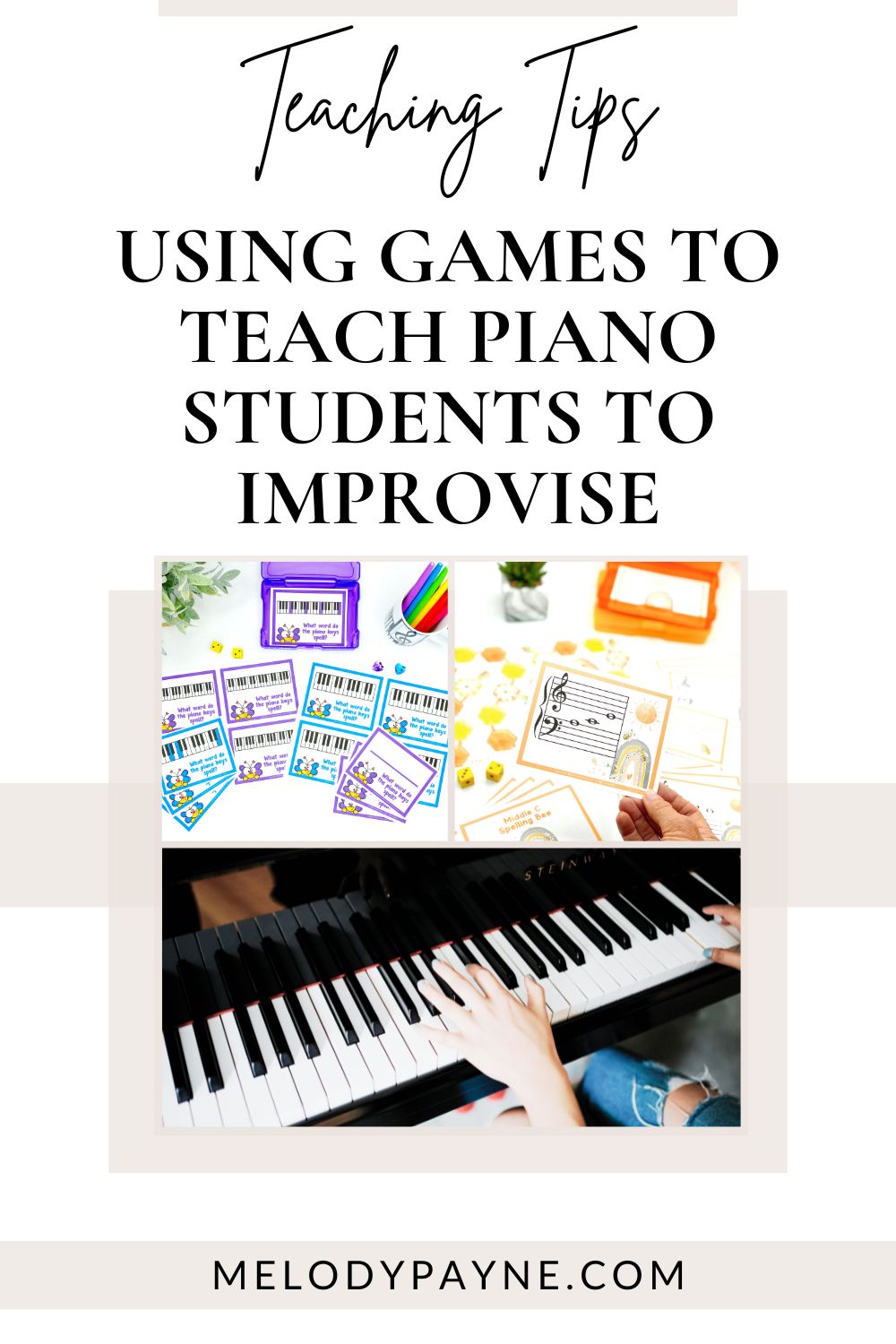 Using Games to Teach Piano Students to Improvise