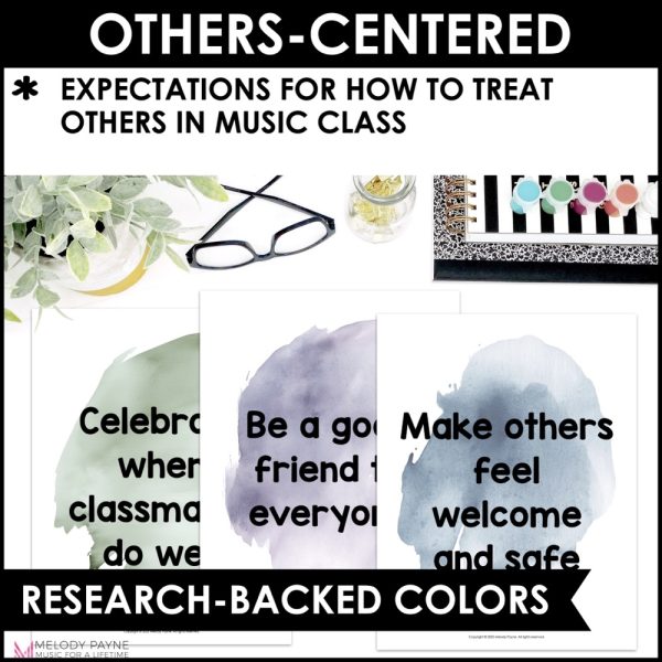 Music Rules and Expectations Posters - Boho Watercolor Music Classroom Decor 3 Music Rules and Expectations Posters - Boho Watercolor Music Classroom Decor - Others-Centered Guidelines